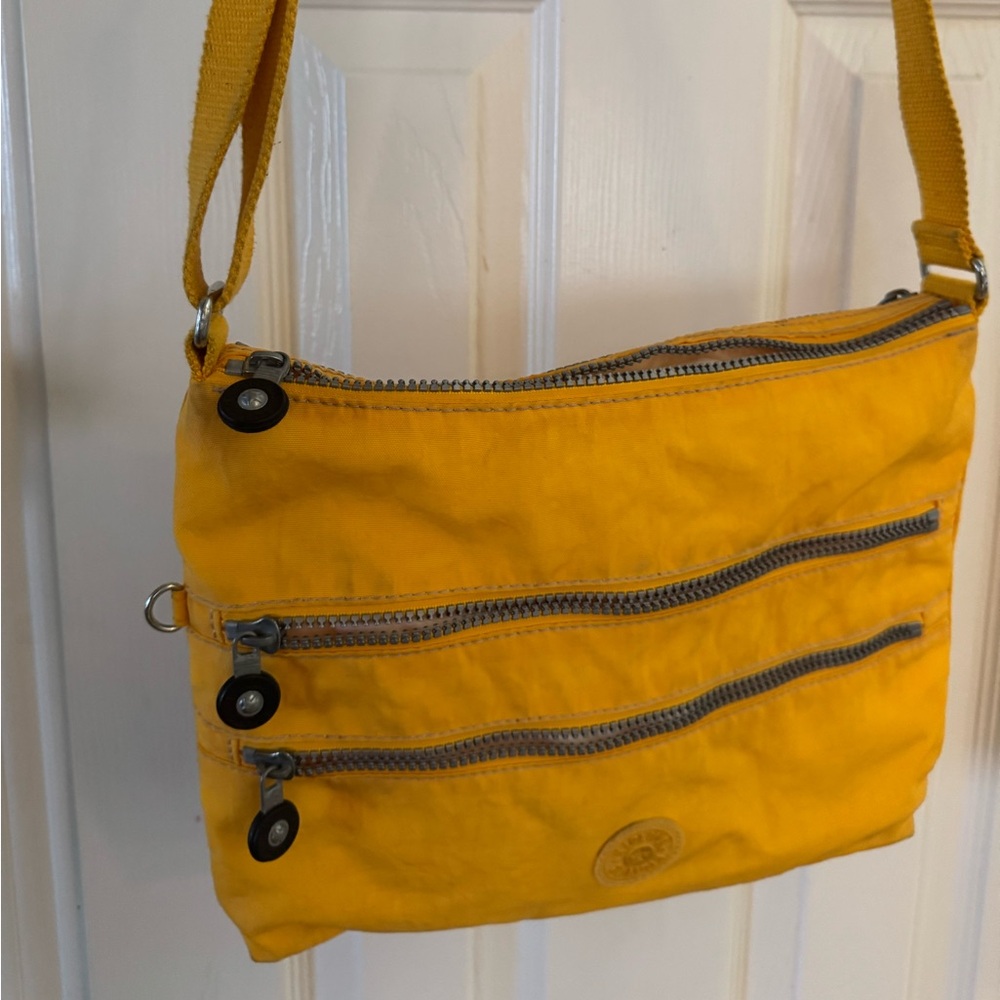Kipling Yellow Purse